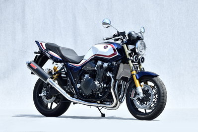 【美品】CB1300SF(〜02)ヤマモトレーシングspec-A マフラー CB1300SF/SB SUS SLIP-ON メガホン | spec-A | ヤマモトレーシング